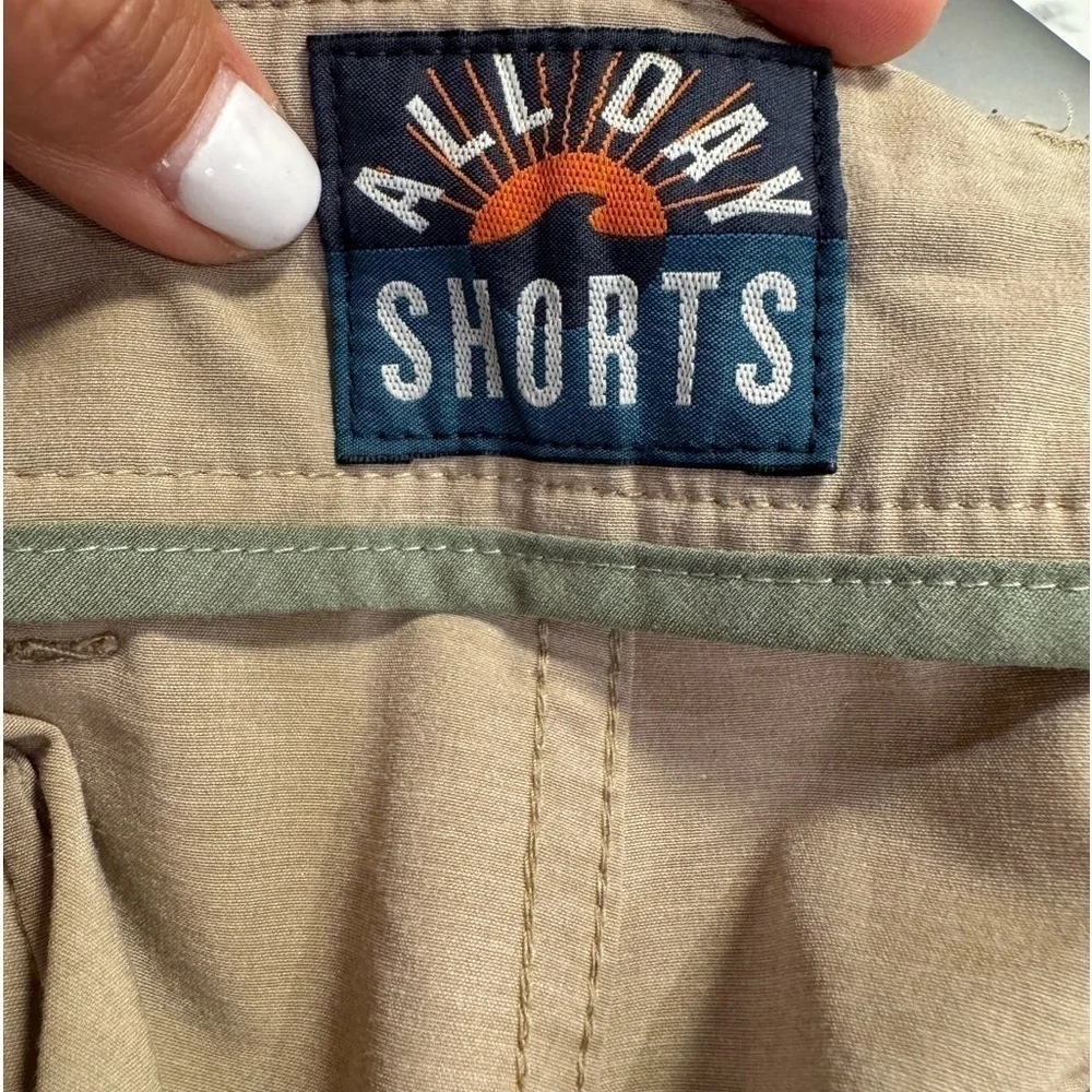 Faherty Mens All Day Belt Loop khaki Shorts size 40 E academia y2k preppy